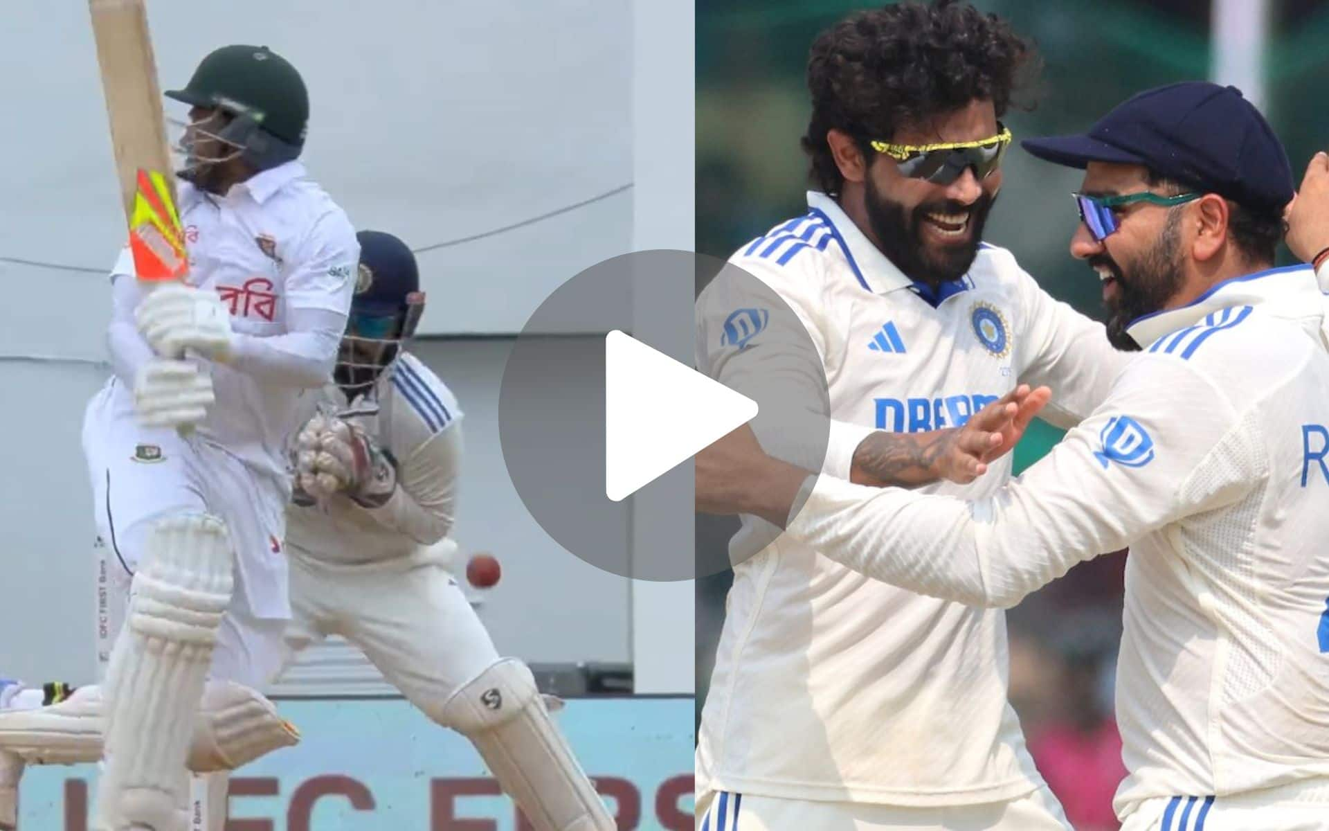 [Watch] Jadeja Destroys Bangladesh's Pride With Big Wickets Of Litton Das And Shakib Al Hasan